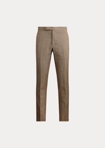 Men's Polo Ralph Lauren Houndstooth Suit Trousers | 532680HTI